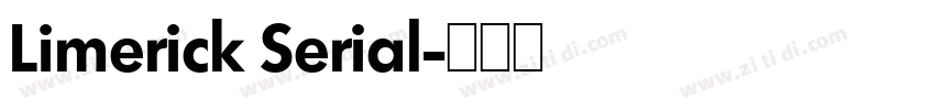 Limerick Serial字体转换
